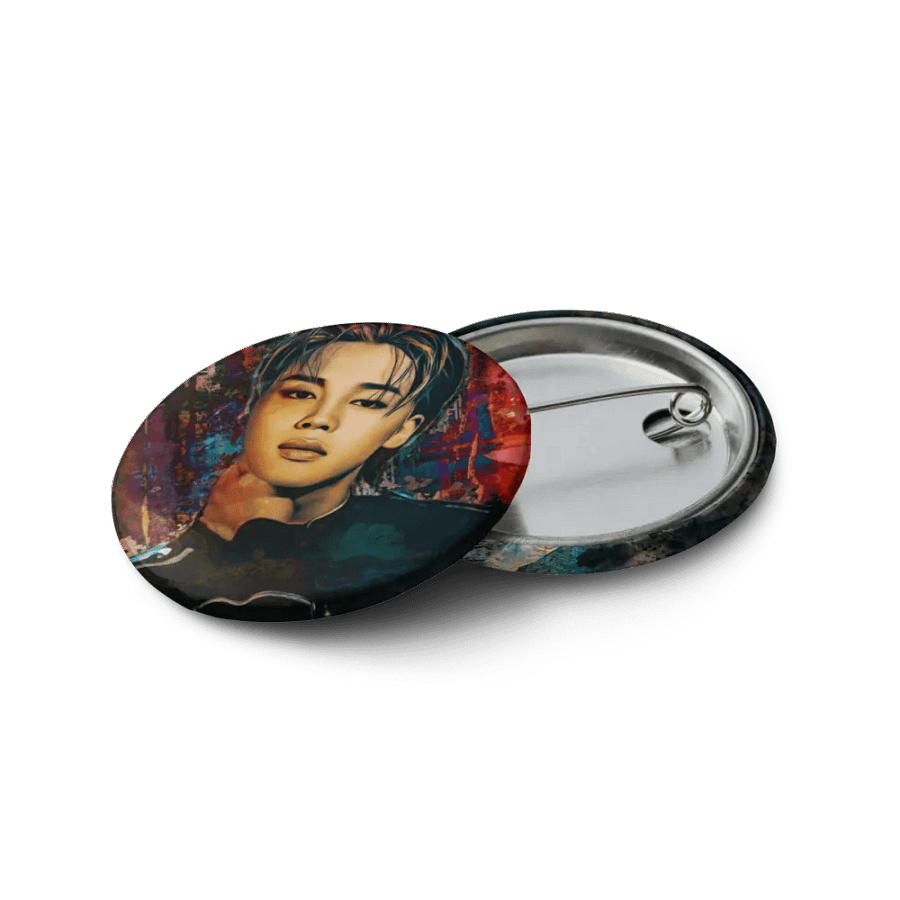 BTS - Jimin Set of Buttons 1 - Designed by ChimberArt product image (7)