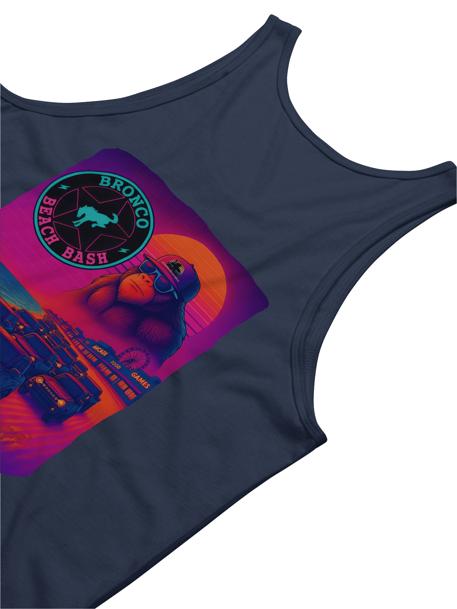 2025 Bronco Beach Bash Ocean City / Destination Bigfoot Bronco Collab | Full Frontal Bella+Canvas Jersey Tank (Multiple Colors Available) product image (34)