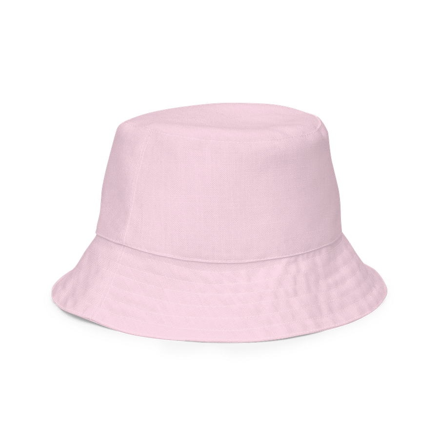 Baby Pink Solid Color Bucket Hat product image (5)