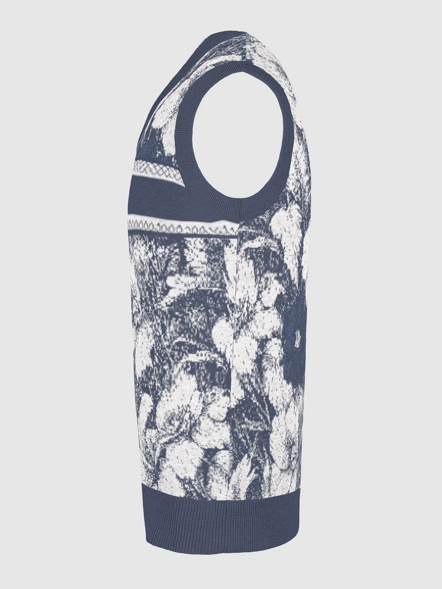 Floral Bliss II Knitted V-Neck Vest product image (4)