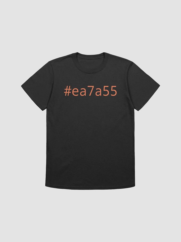RUDE HEX CODE - #ea7a55 - text (Gildan Softstyle) product image (1)
