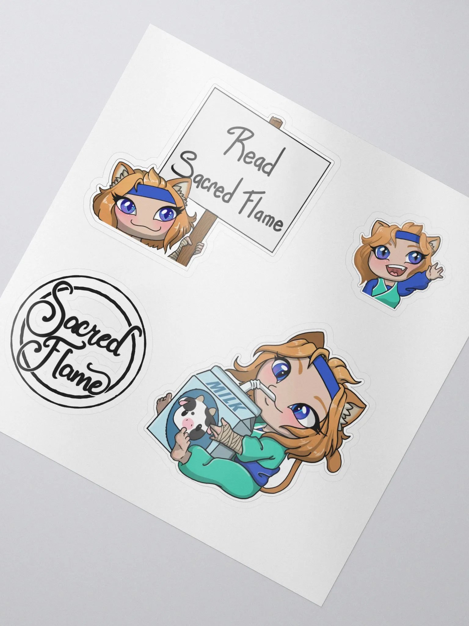 Luna Chibi Sticker Pack product image (2)