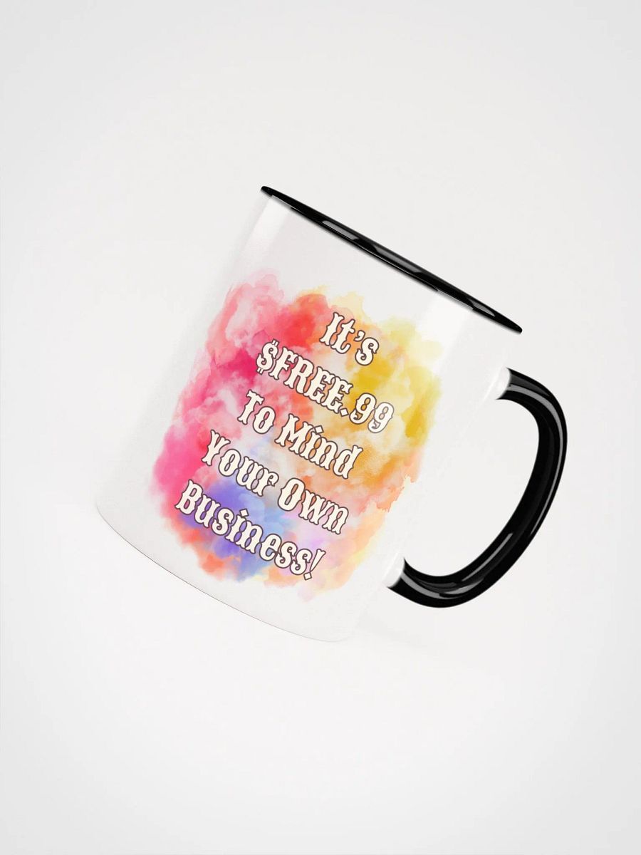 $FREE.99 Ceramic Mug with Color Inside product image (4)