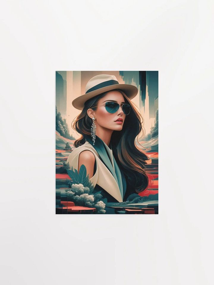 Abstract illustration of a Woman Poster - 14 product image (4)
