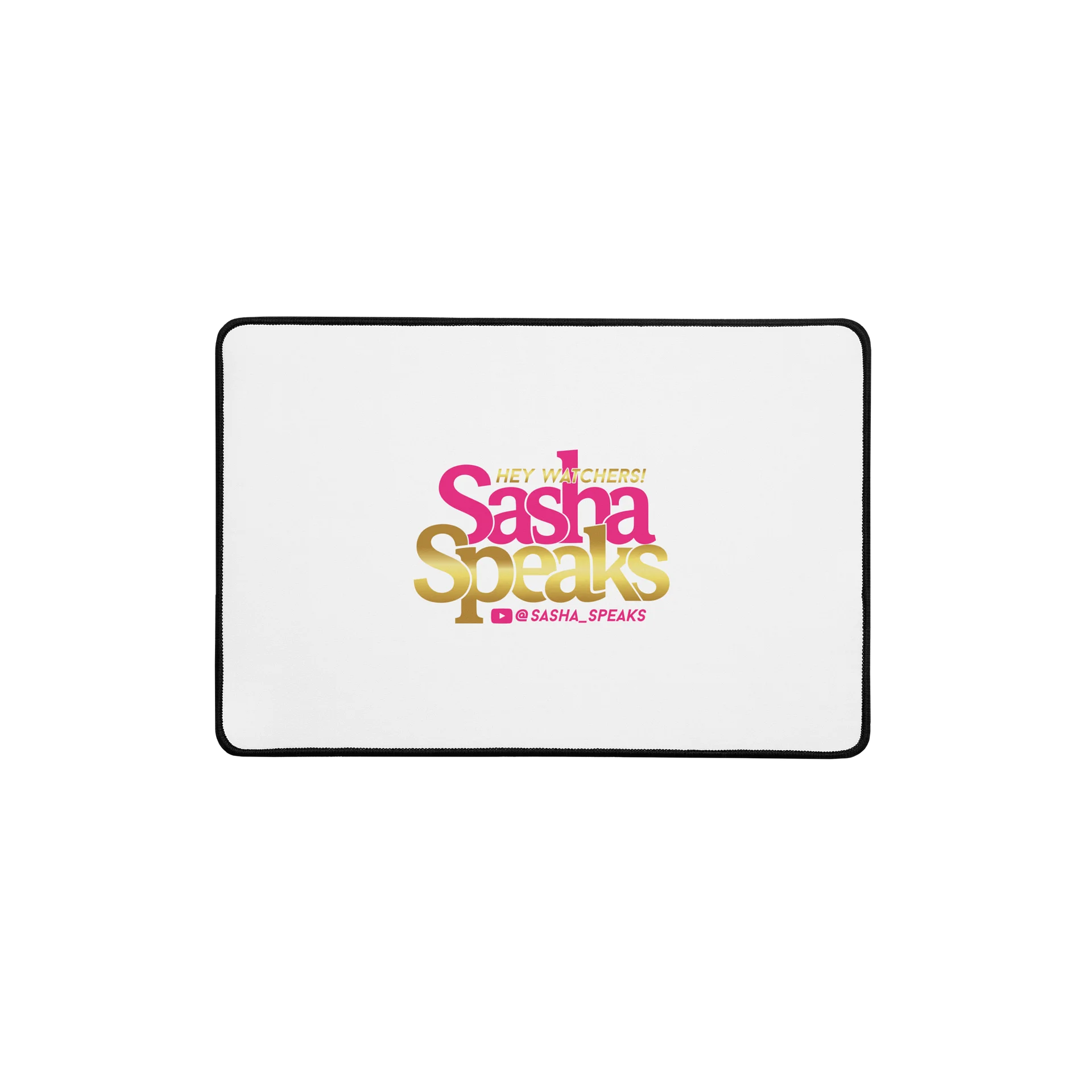 Sasha Speaks Desk Mat product image (1)