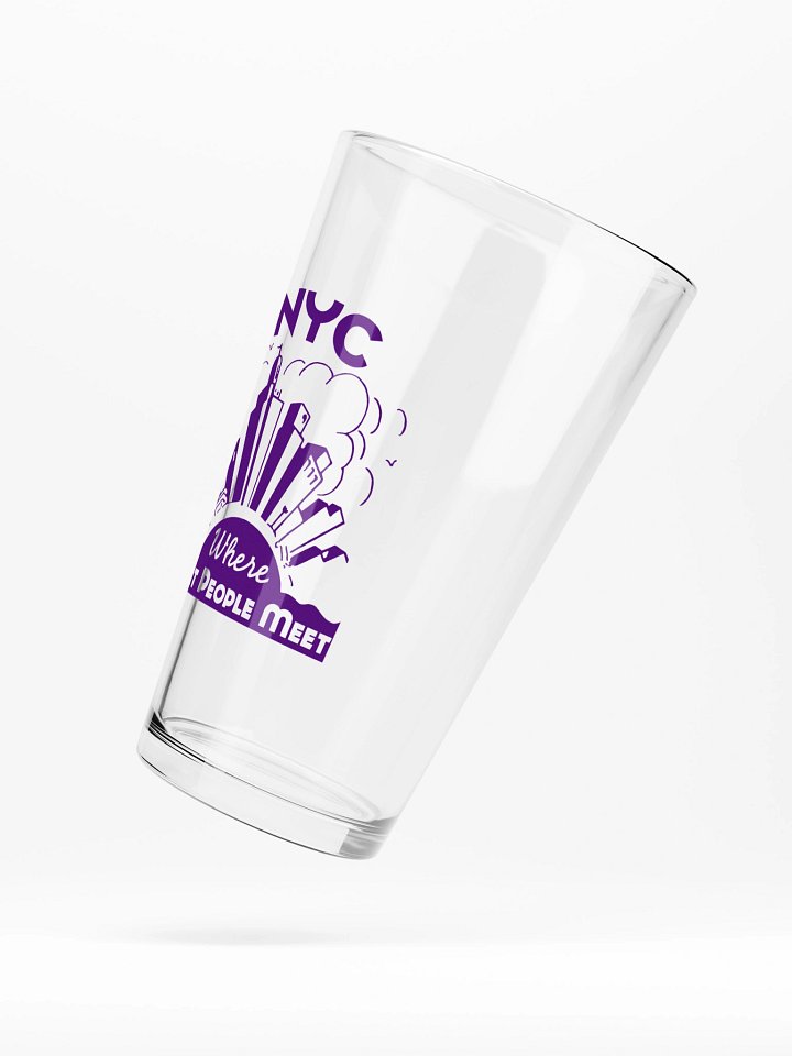 'NYC Smart' Pint Glass product image (2)