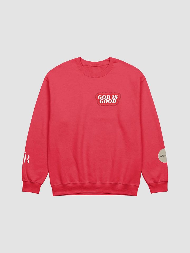 RED God is Good Sweatshirt product image (1)