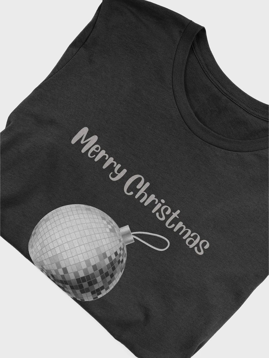 Sparkling Mirrorball Bauble Christmas T-Shirt - Silver product image (10)