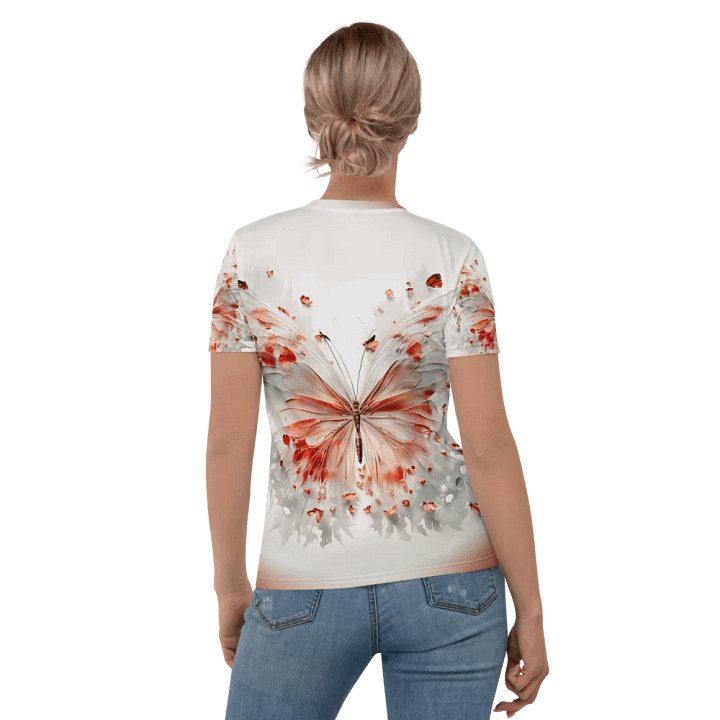 White Butterfly T shirt product image (1)