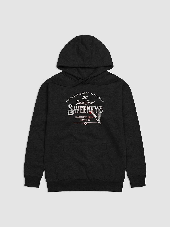 Sweeney Todd Barber Shop Hoodie – Unisex Fleece Hoodie for Broadway Horror Fans product image (1)