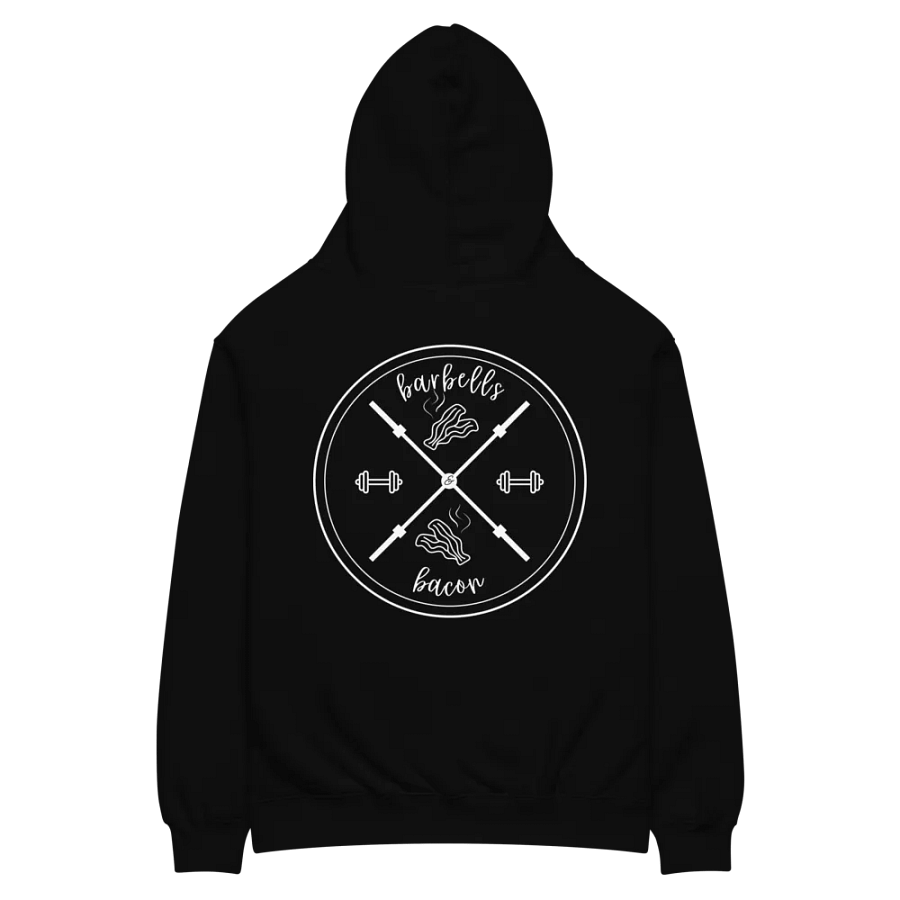 Barbells & Bacon X Emblem Unisex Hoodie product image (2)
