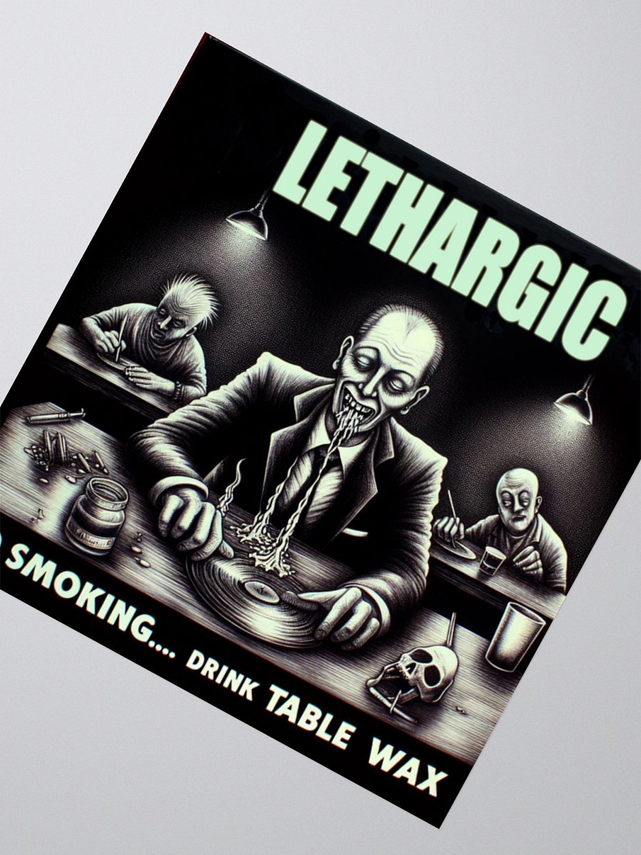 Lethargic (V2) "No Smoking" Sticker product image (3)