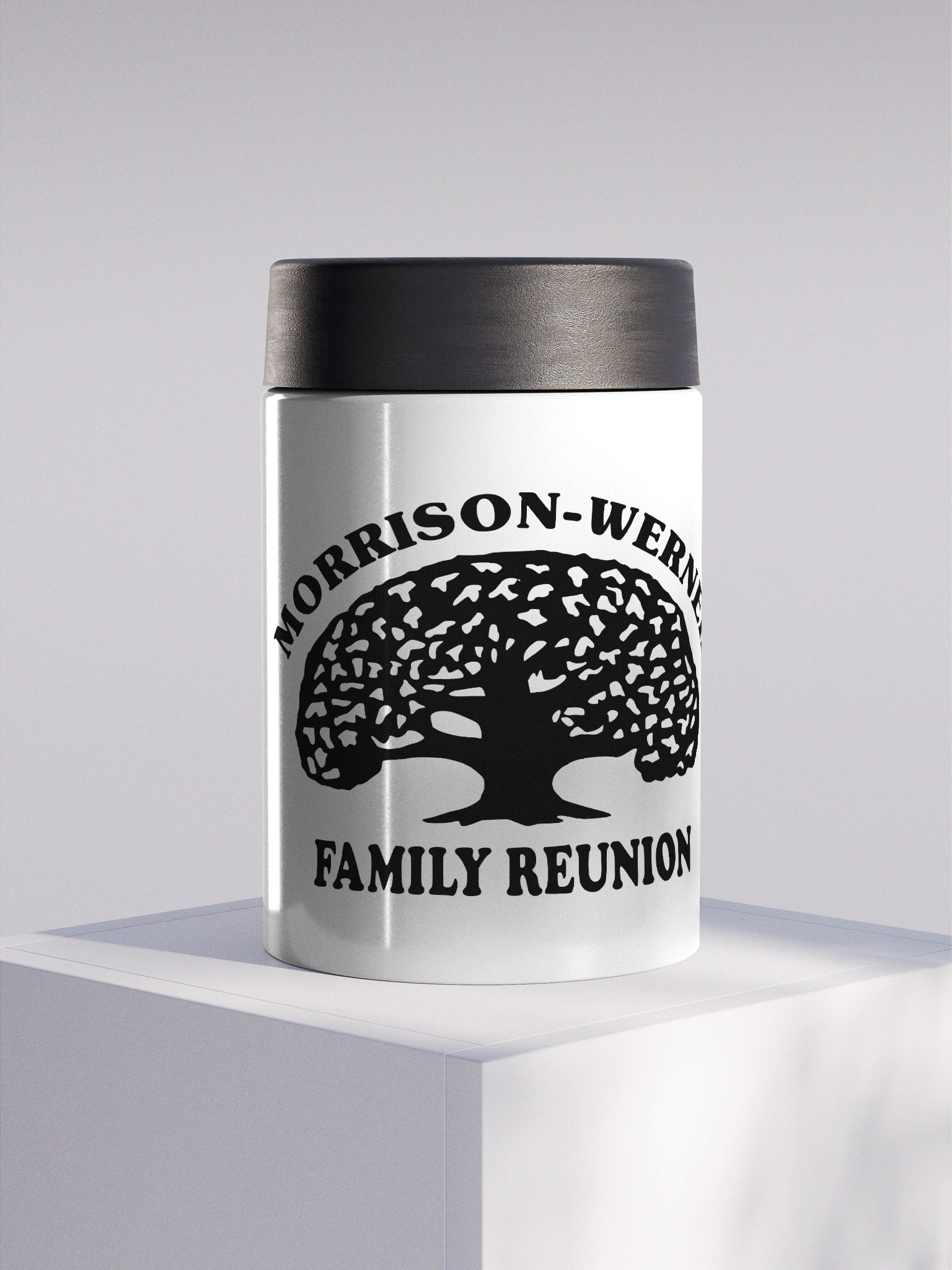 "Morrison-Werner Family Tree" Stainless Steel Coozie product image (1)