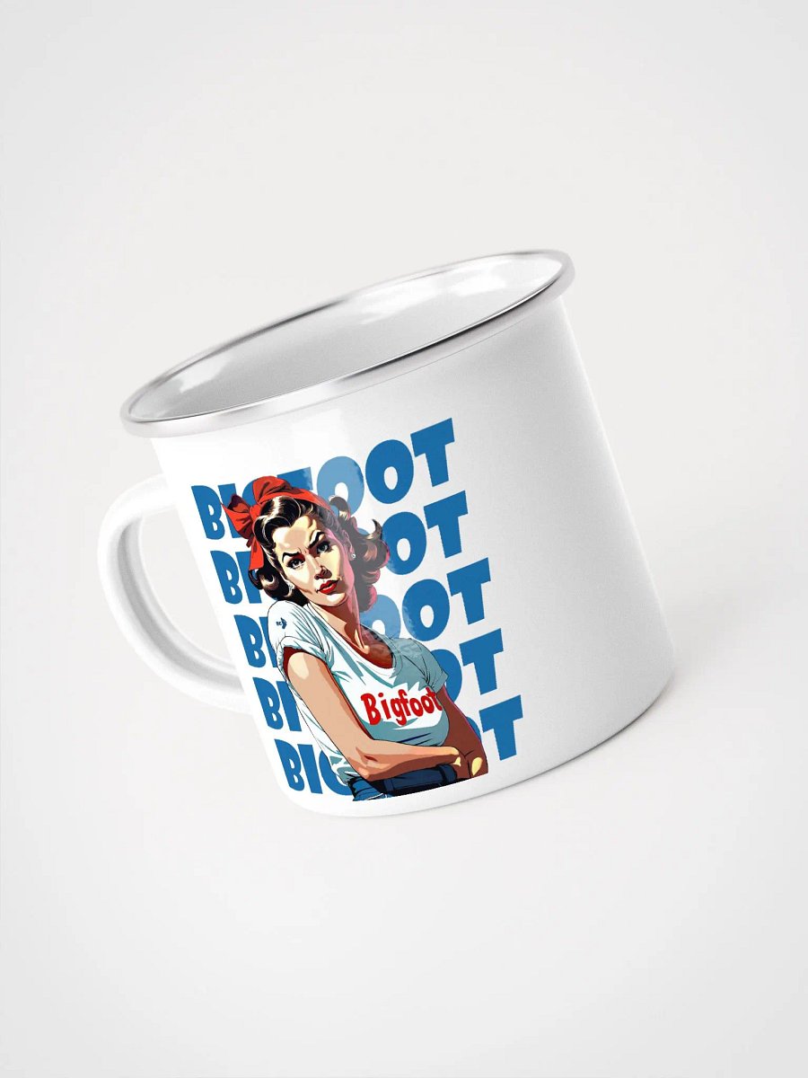 Bigfoot Girl Metal Mug product image (4)
