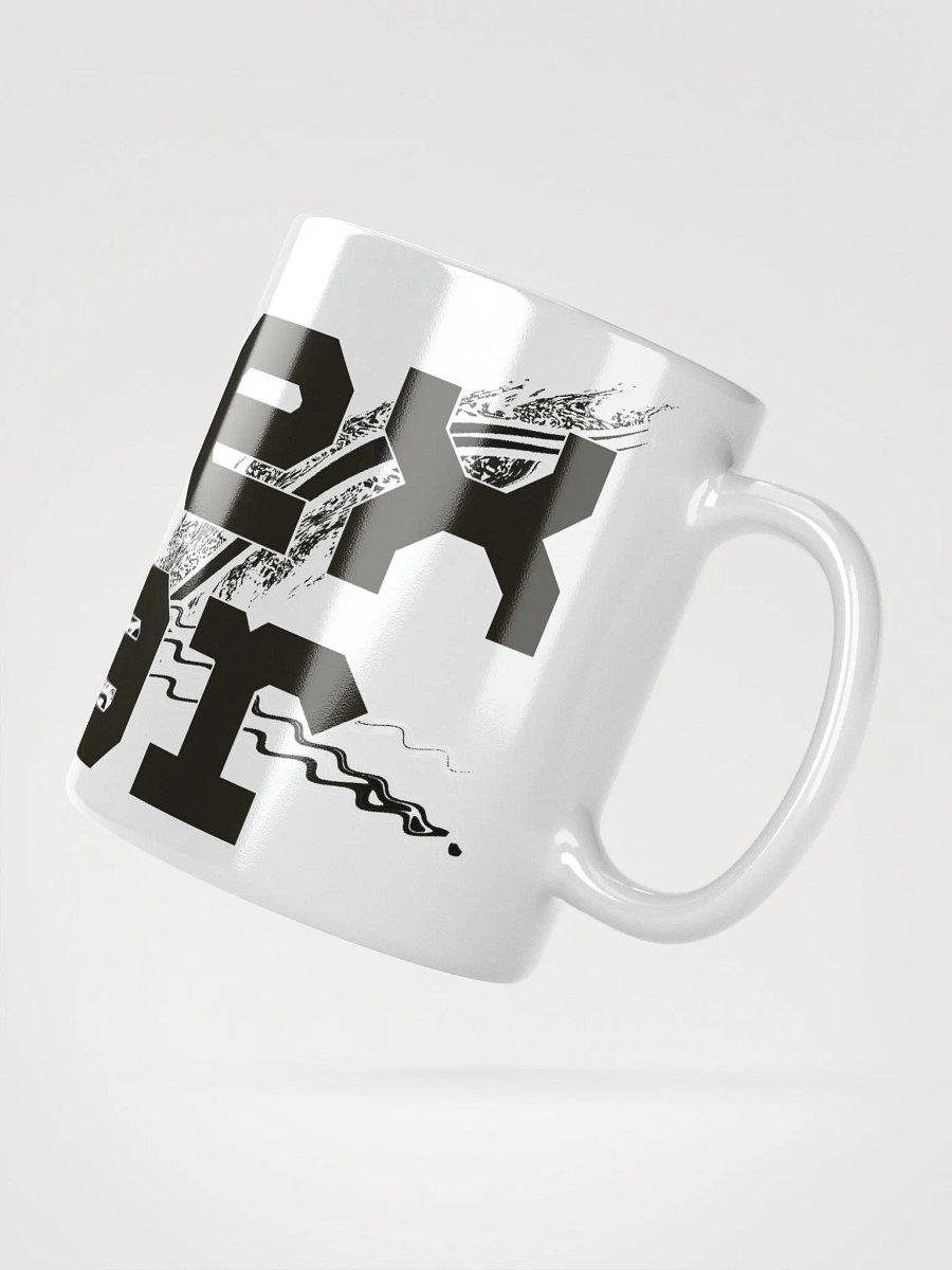 Black HApex Gear Black Logo White Glossy Mug by Mugz product image (2)
