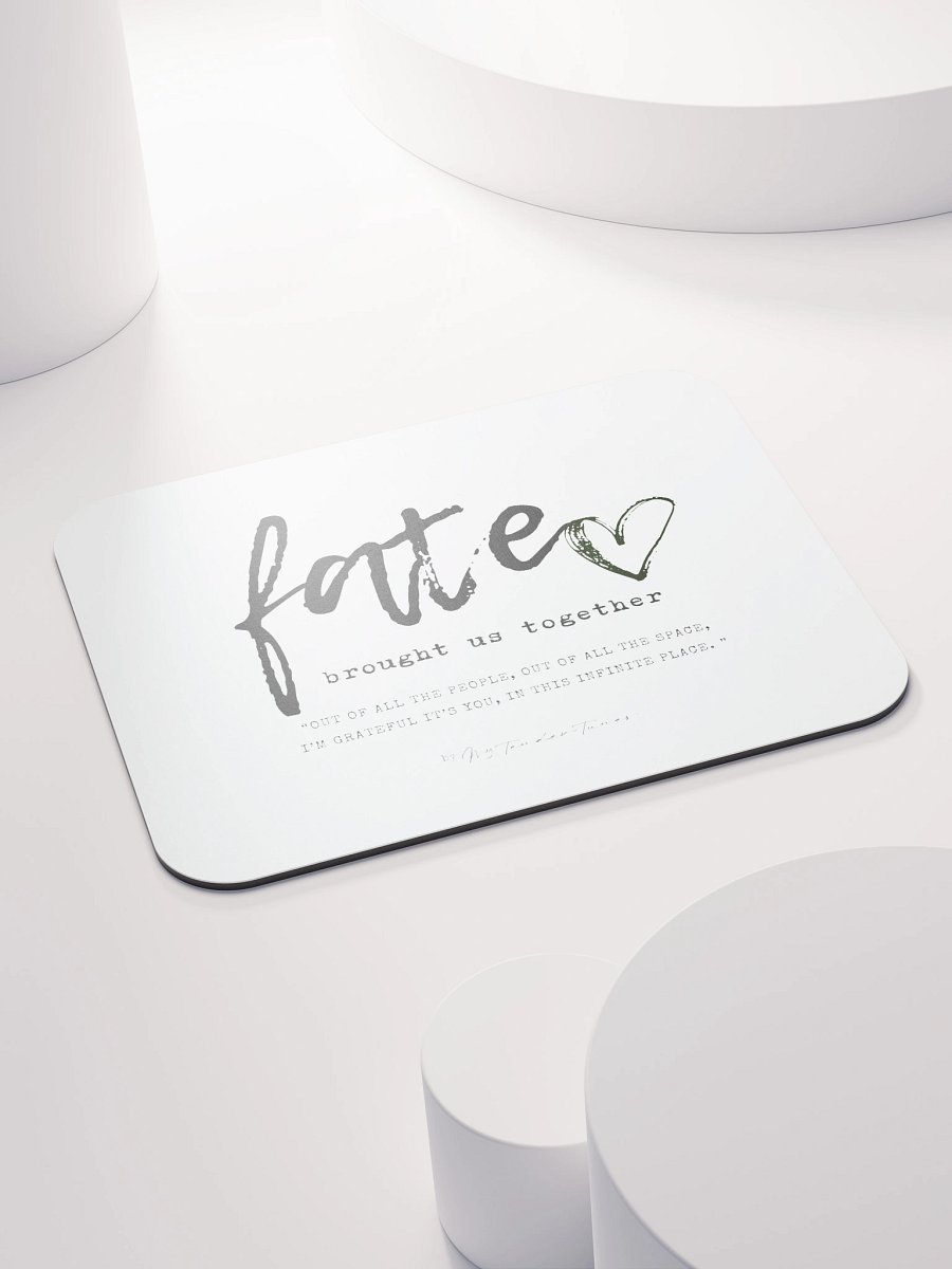 FATE BROUGHT US TOGETHER - Song Title and Lyric Soft Mouse Pad product image (4)