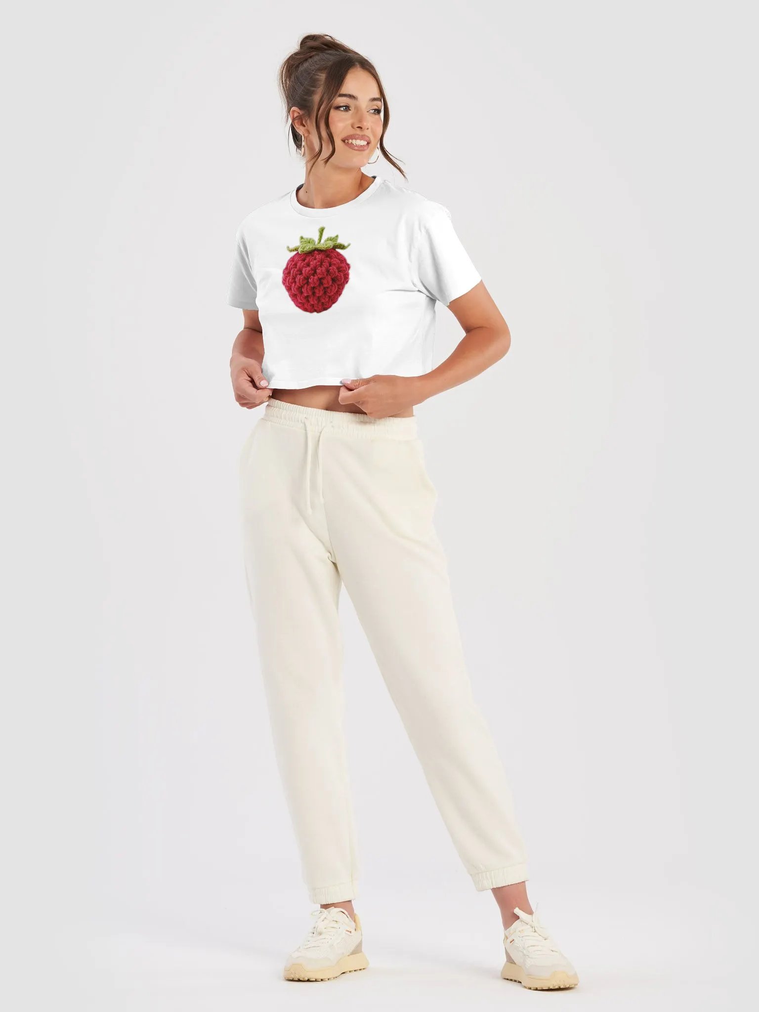 CozyAvocado Women's Premium Raspberry Crop Top #7 product image (34)