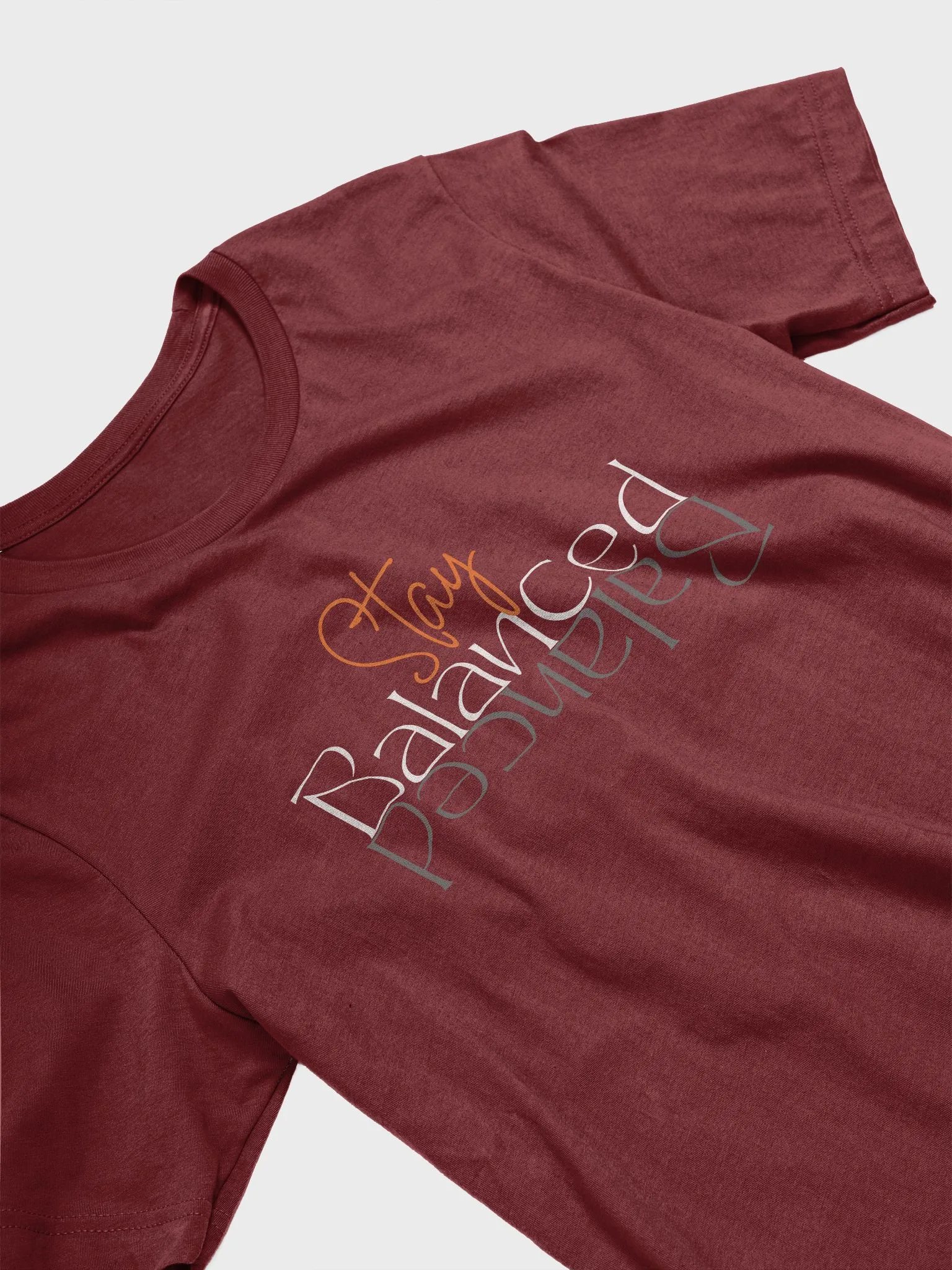 Stay Balanced Stylized T-Shirt for Positive Vibes product image (3)