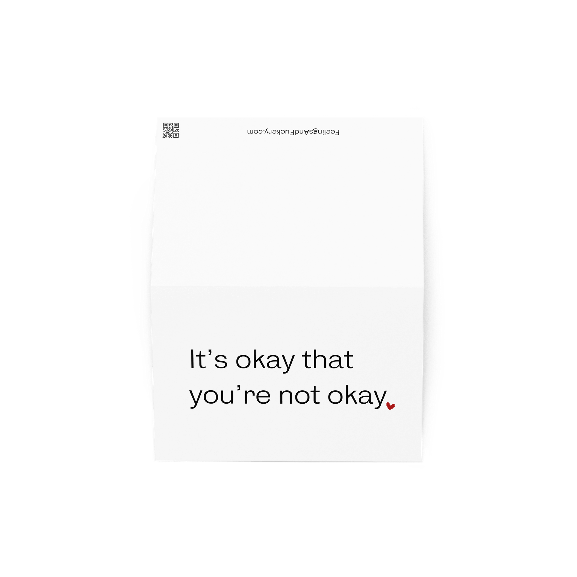 IT'S OKAY THAT YOU'RE NOT OKAY Notecard product image (4)