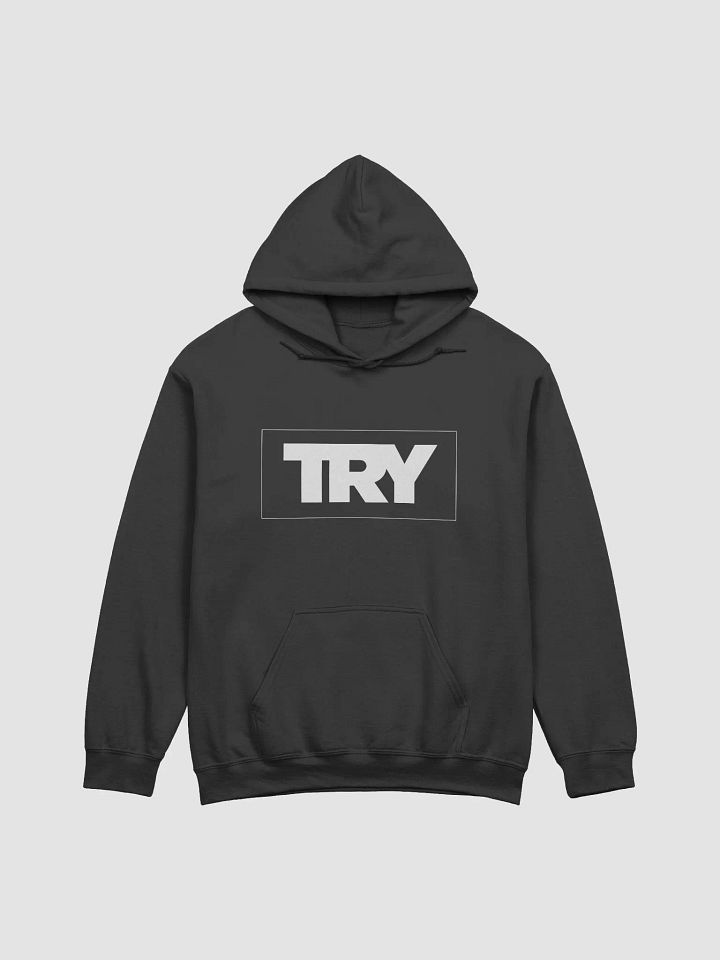 TRY White Logo Hoodie product image (1)