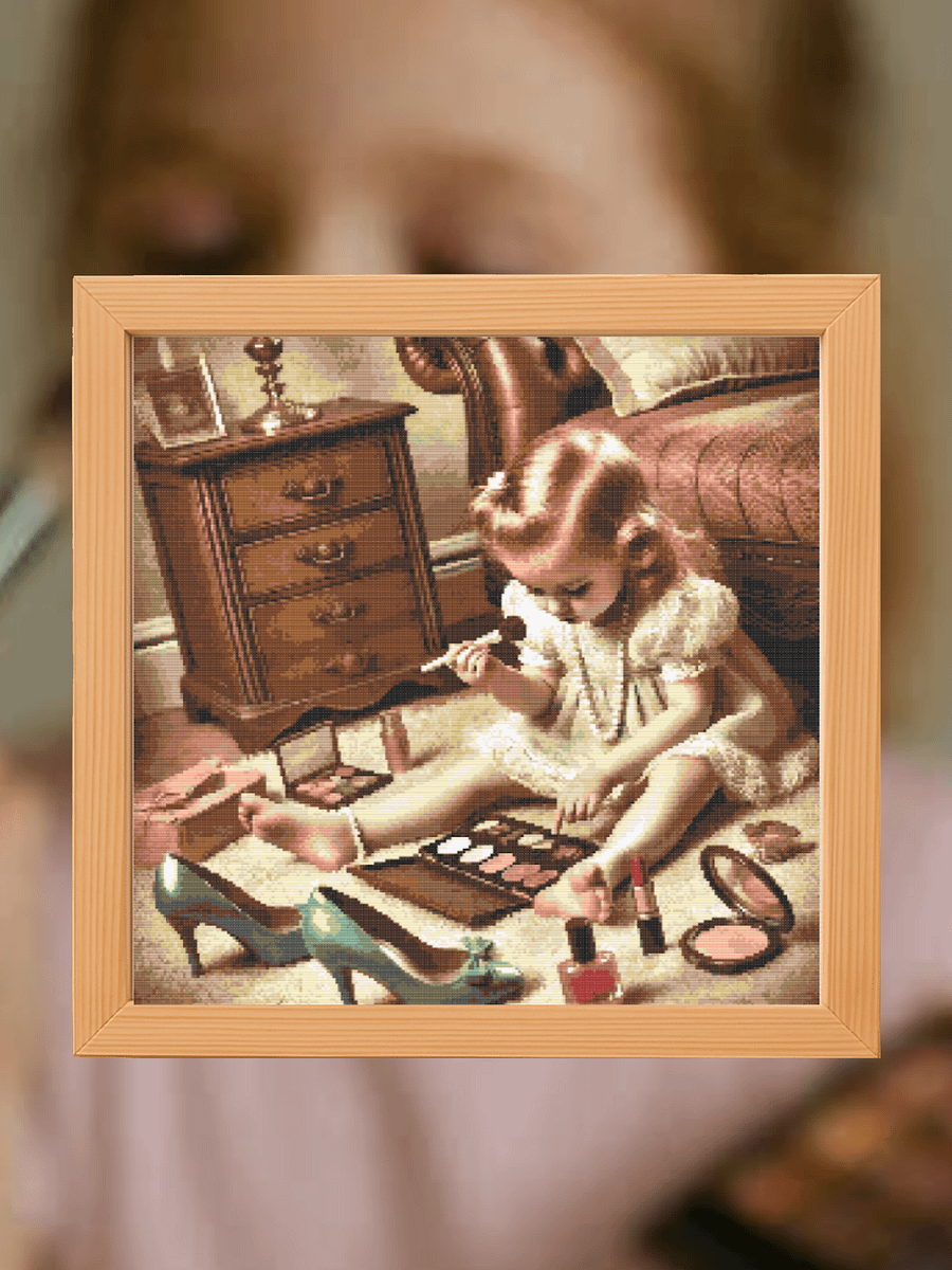 Just Like Mum Cross Stitch Pattern product image (1)