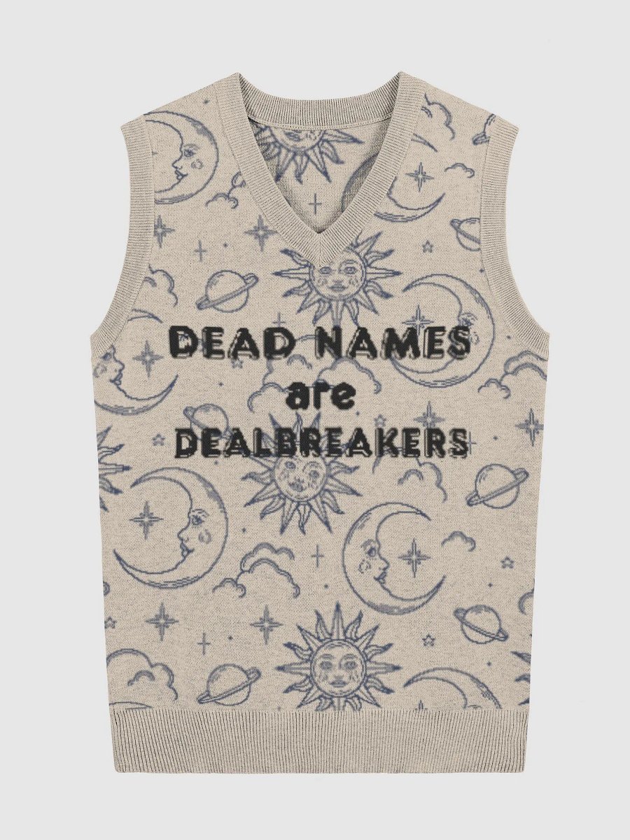 Vest: Deadnames Are Dealbreakers product image (1)