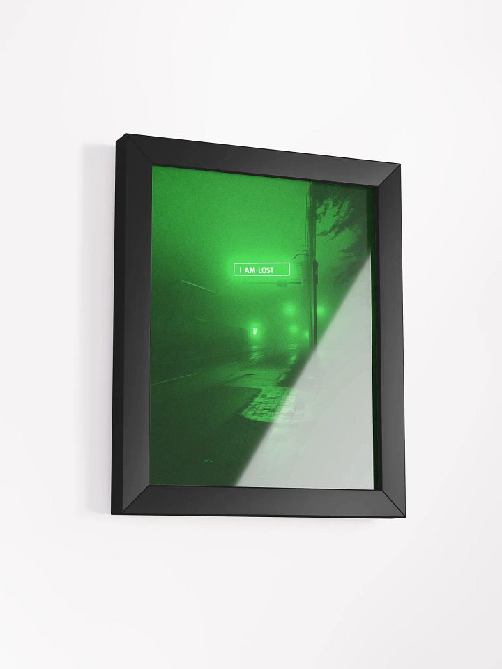 "I am lost" Framed Poster product image (16)