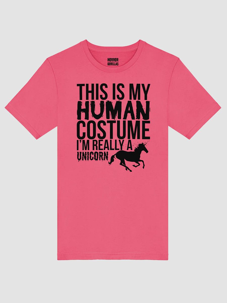 This Is My Human Costume I'm Really A Unicorn Funny Halloween T-Shirt product image (21)