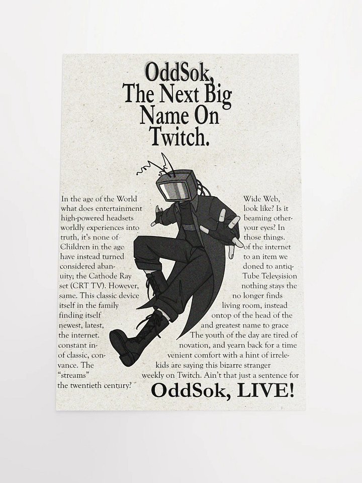 [[NEXT BIG THING]] Retro Matte Poster product image (1)