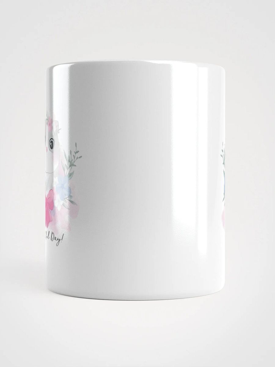 White Glossy Mug Cute Little Kitty product image (5)