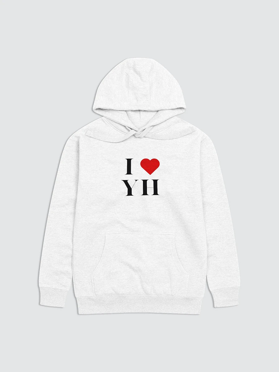 I Love Yahweh/Yeshua | Blck Ltrs | Hoodie Male product image (1)