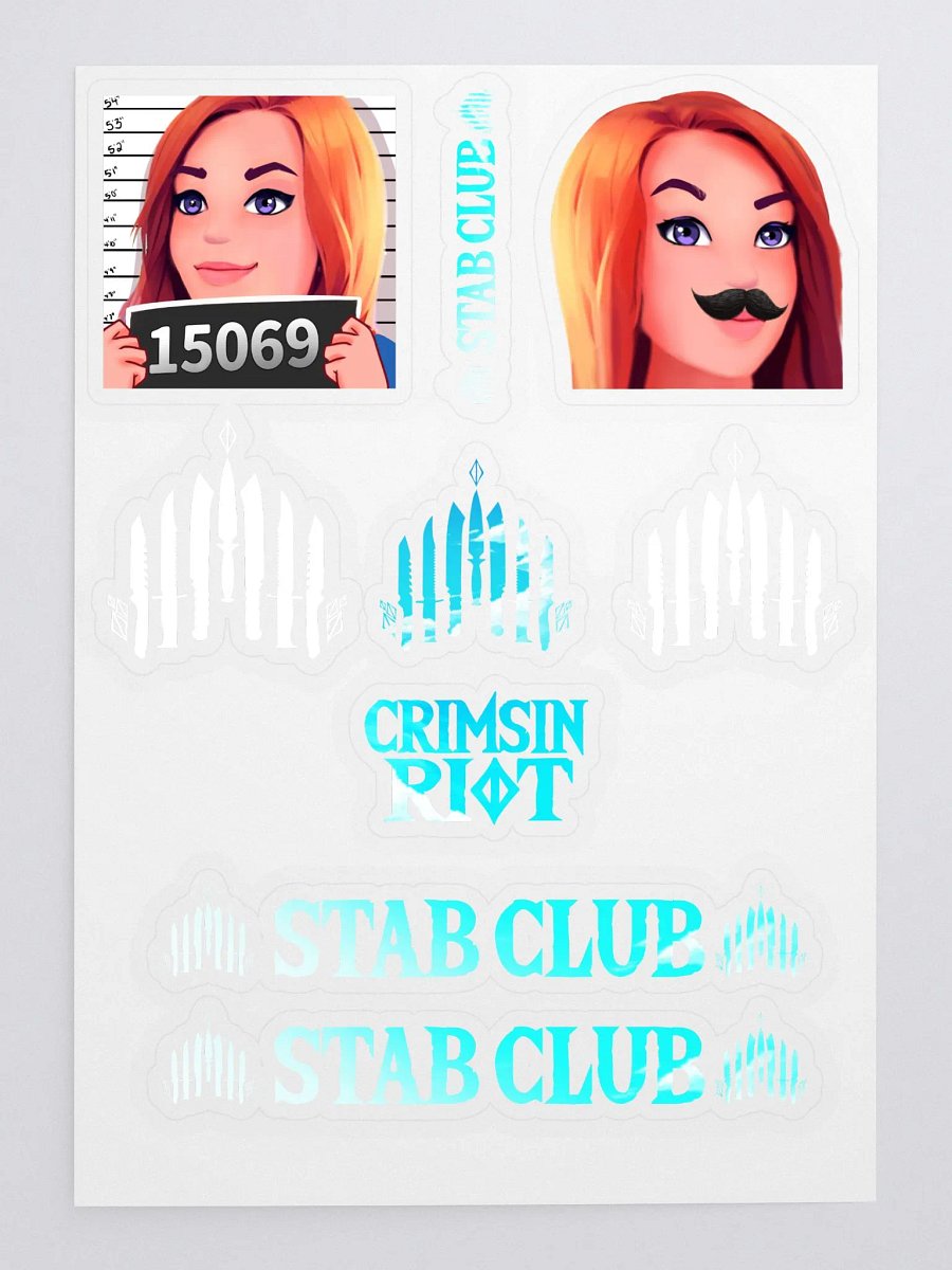 STAB CLUB STICKERS! product image (1)