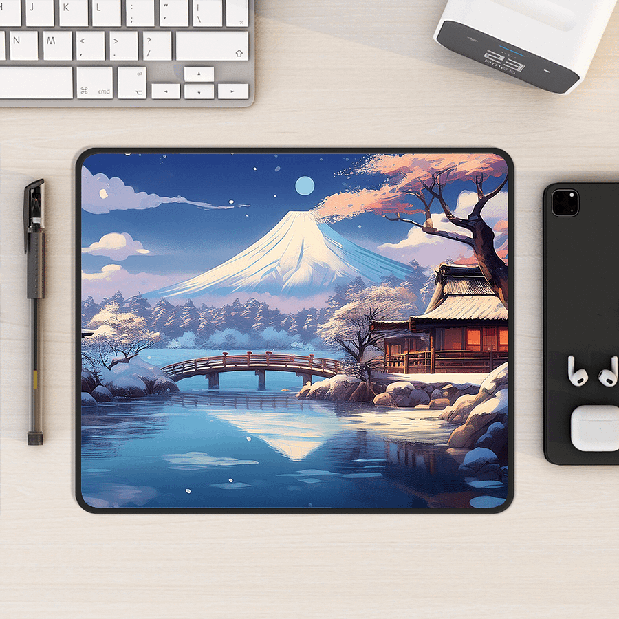 Tranquil Winter Small Mouse Pad (7 x 9) product image (1)
