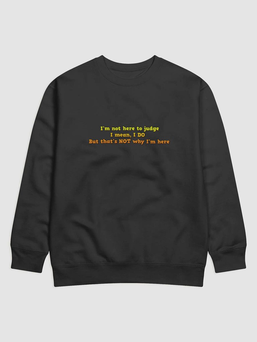 Not Here to Judge - Sweater product image (2)