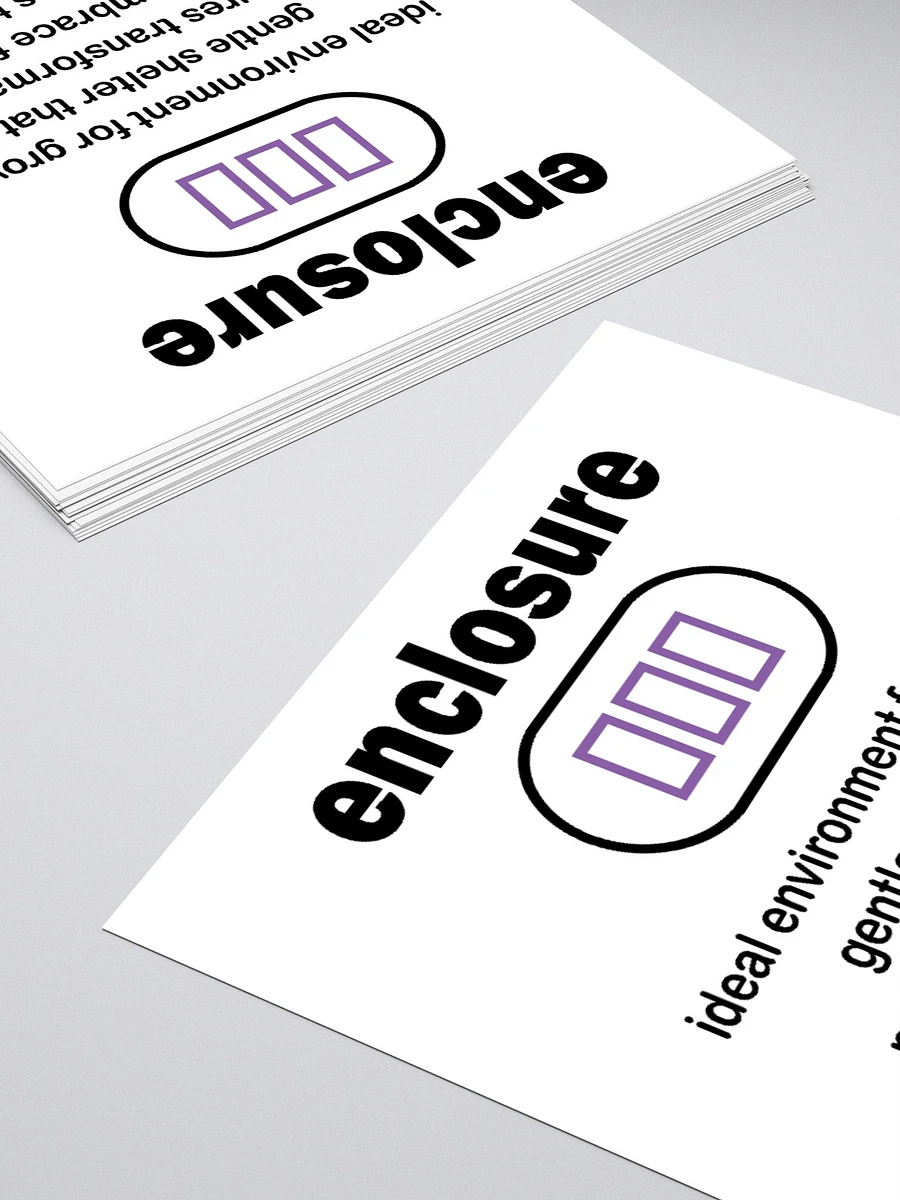 enclosure Sticker - light purple line product image (3)