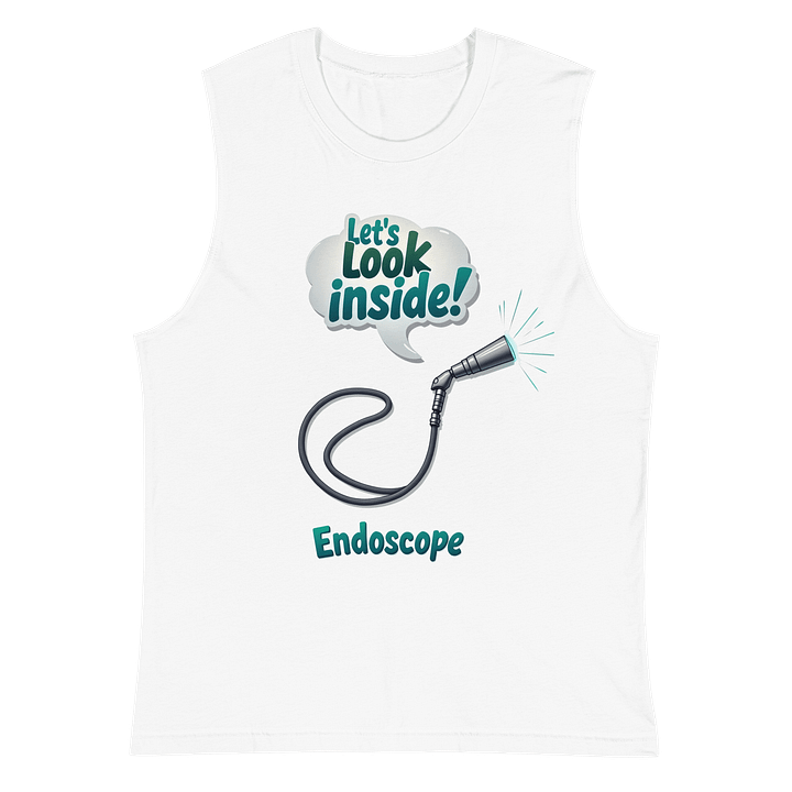 Explore Within: Endoscope Illustrated Muscle Tank product image (2)
