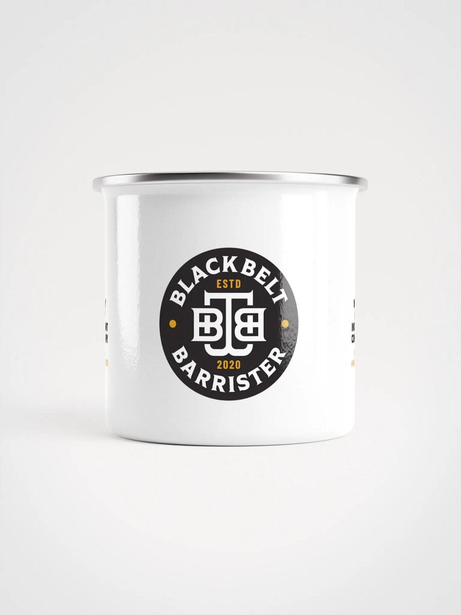 BBB White Enamel 12oz Mug product image (2)