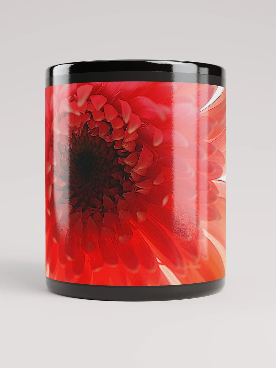 Ethereal Pink Daisy Black Coffee Mug product image (10)