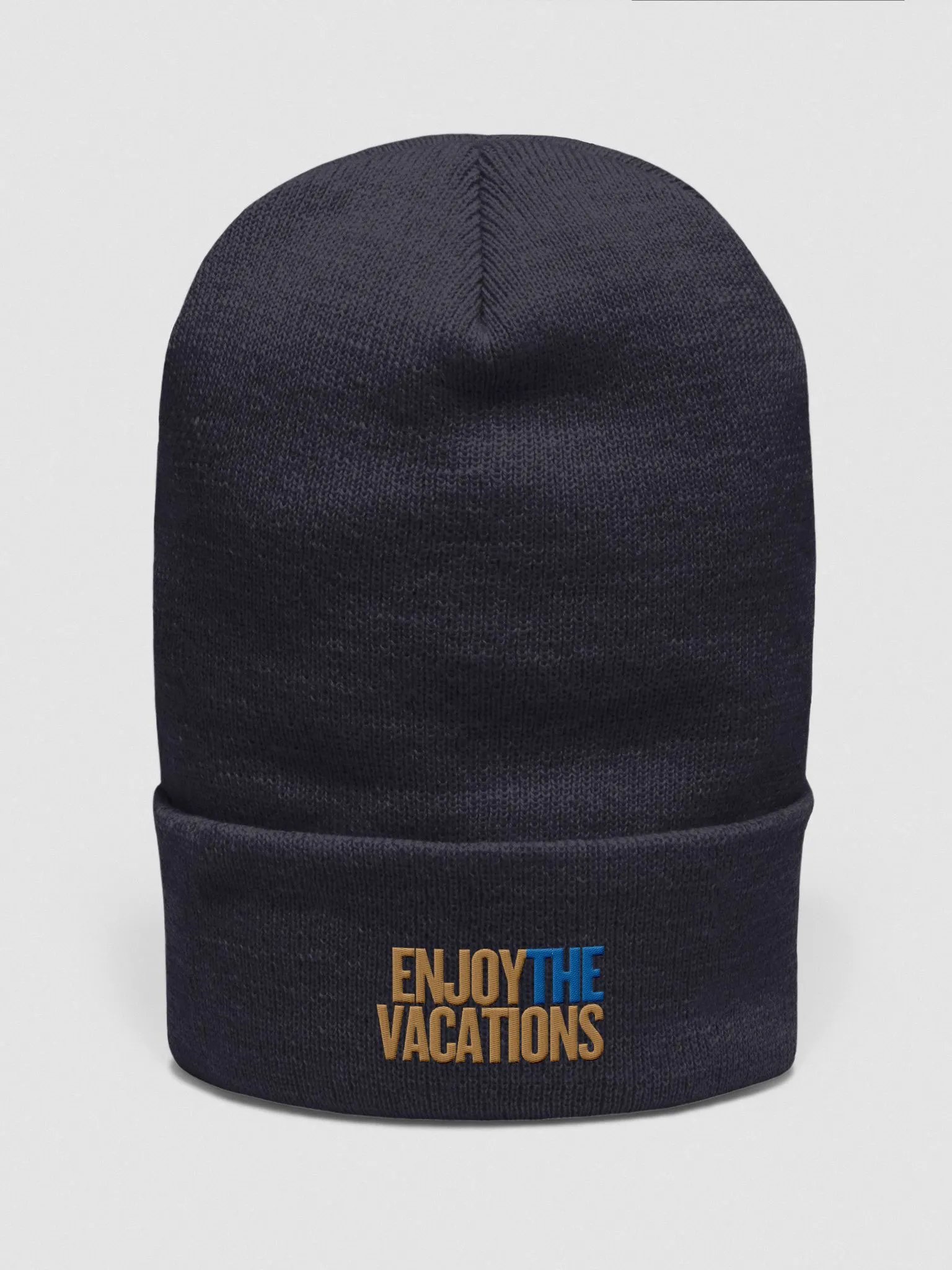 Golden Vacation Vibes Beanie product image (2)