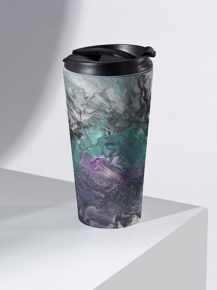 Acrylic Pour Printed Travel Mug - Original FCCA Design product image (2)