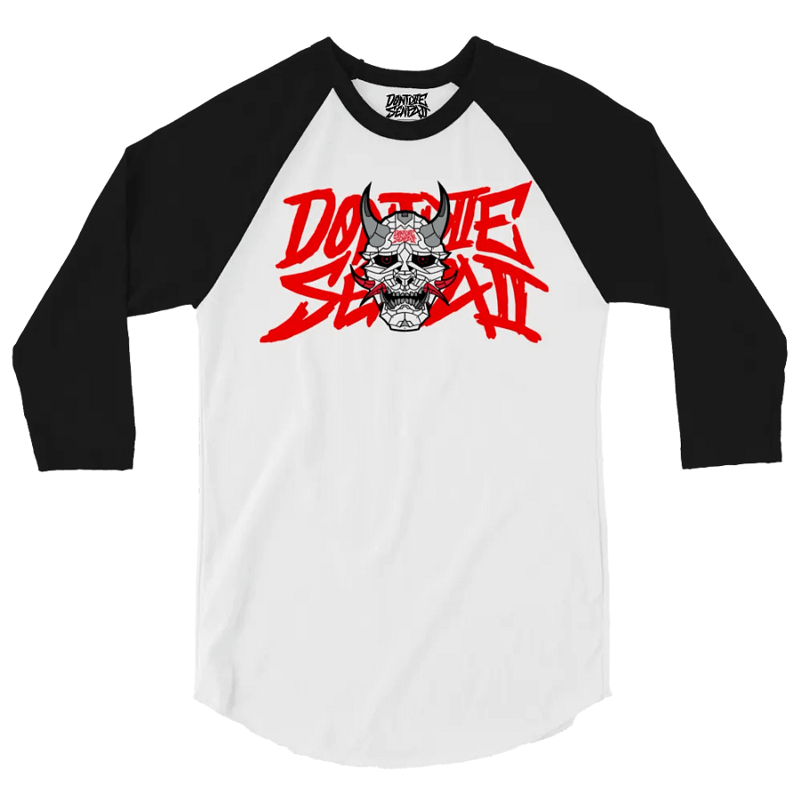 DontDieSenpai Double Logo Reverse Raglan Shirt product image (2)