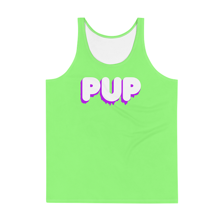 Identity Tank - PUP - Lime Green / Purple / White product image (1)