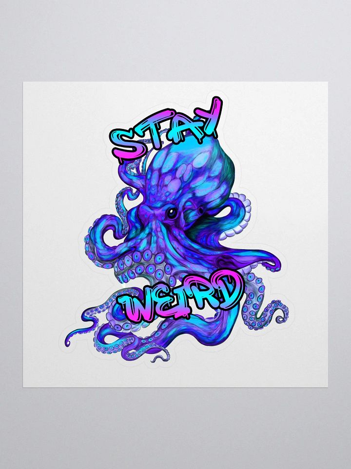 Stay Weird Sticker product image (1)