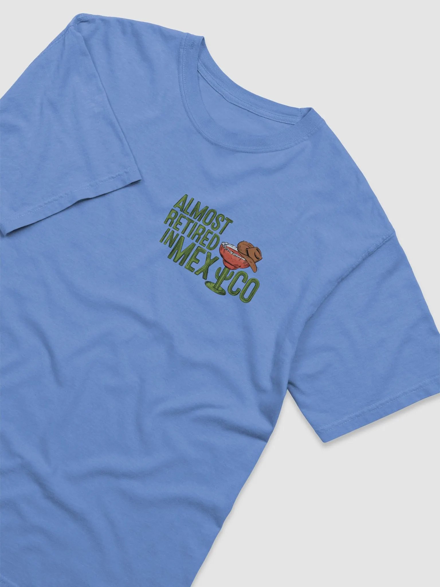Blue T Shirt: Almost Retired in Mexico product image (3)