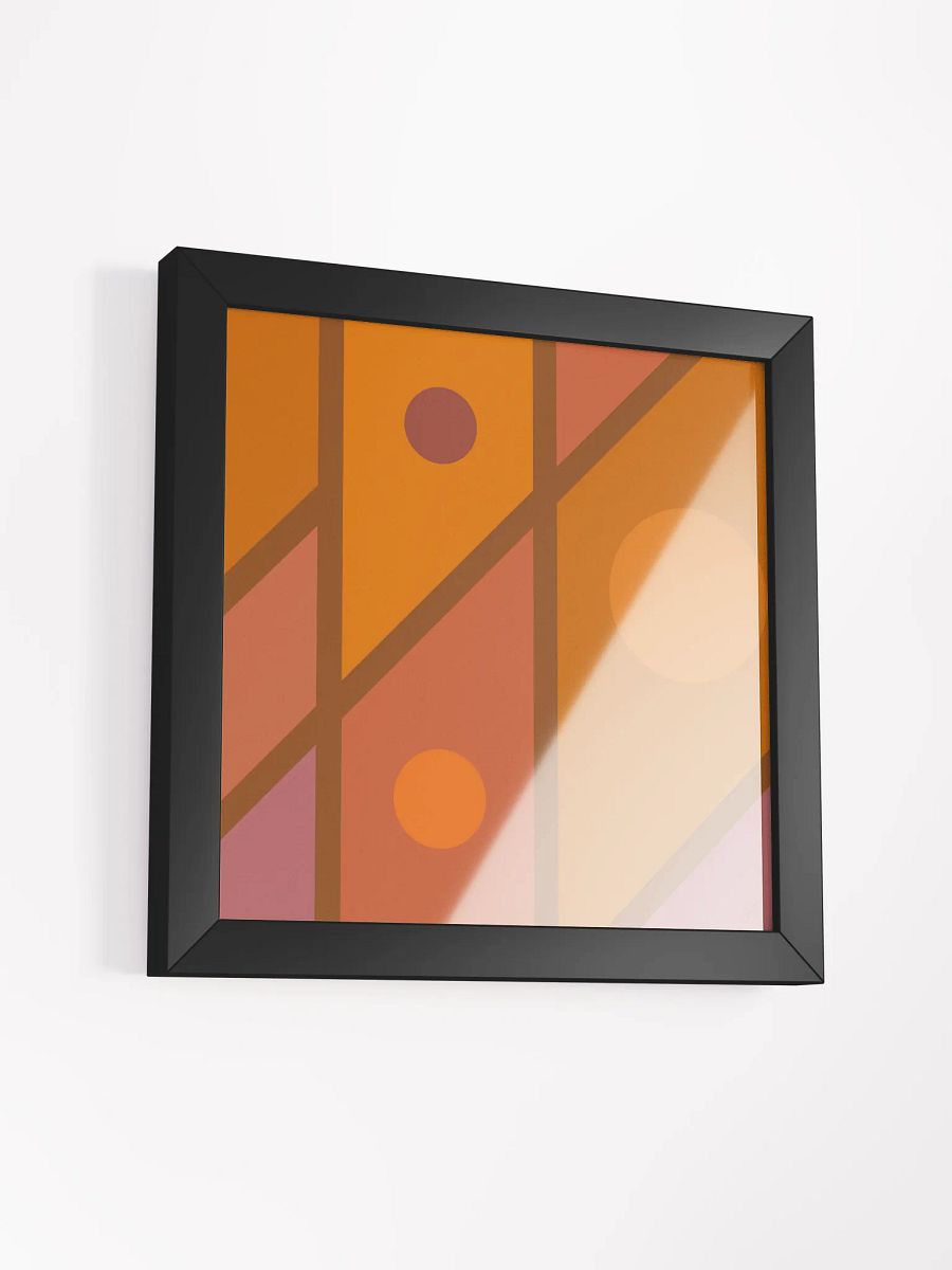 Geometric Harmony Framed Poster - Abstract Composition No. 2 product image (43)