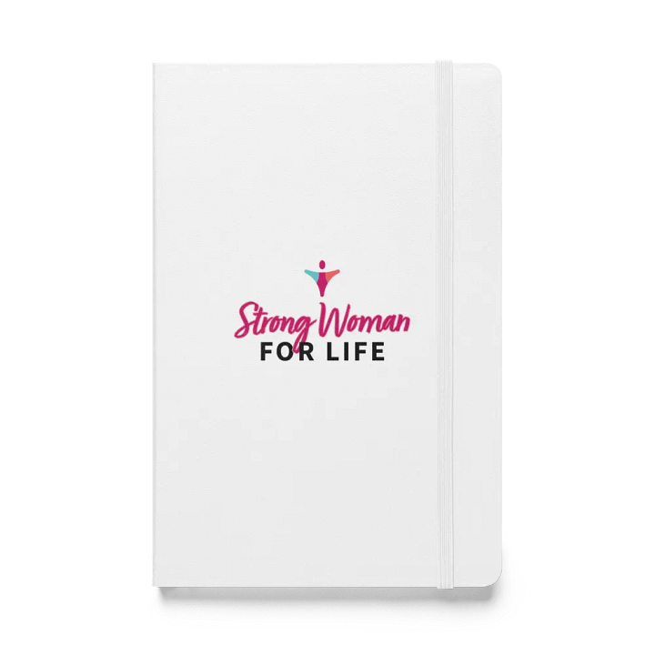 STRONG WOMAN | Hardcover Notebook White product image (1)