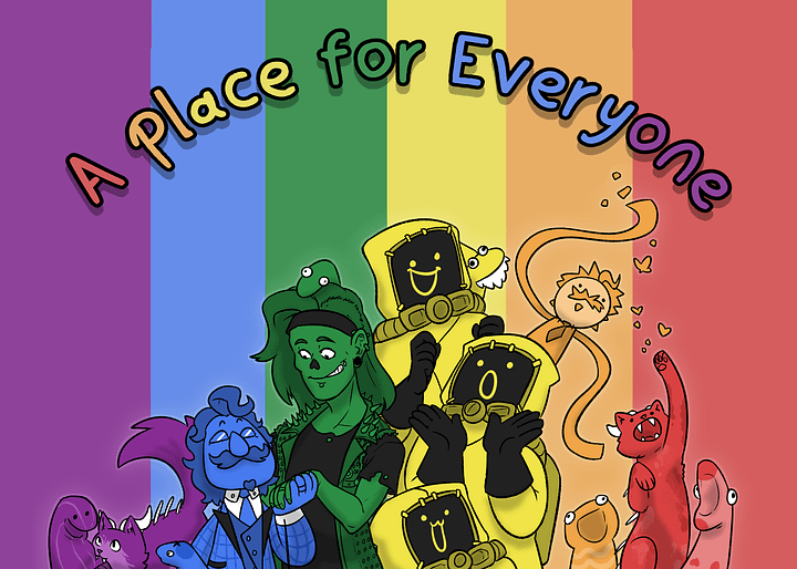 'A Place For Everyone' Pride Poster product image (1)