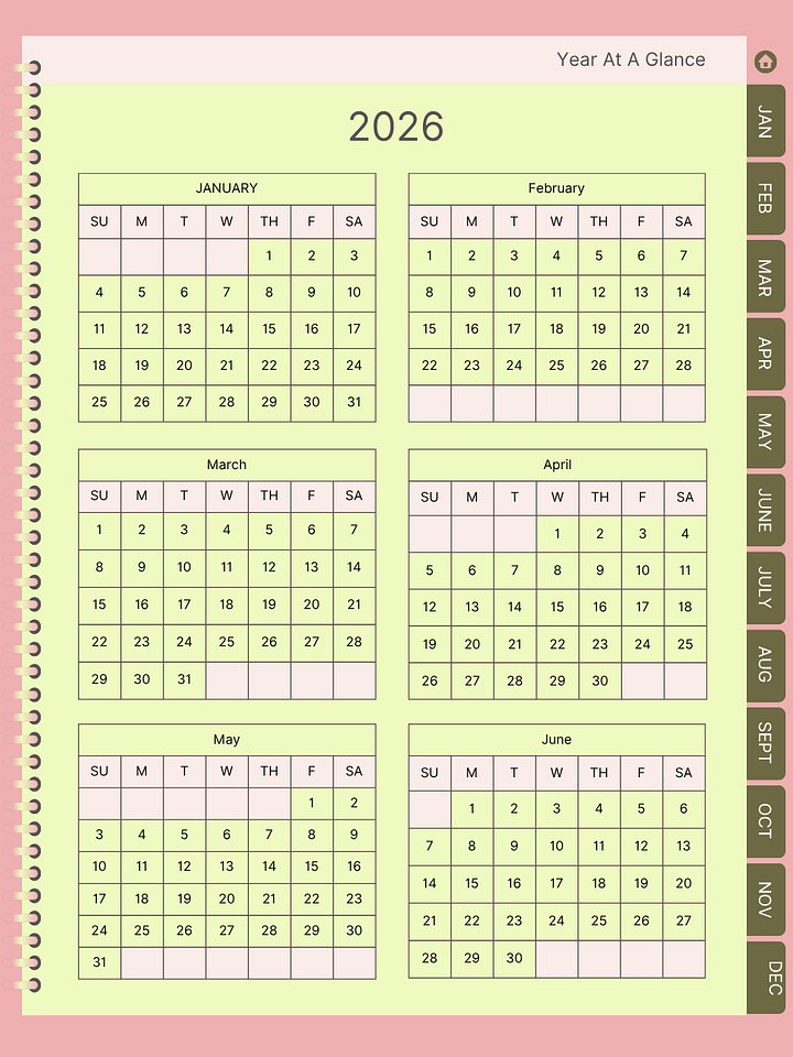 2026 Digital Planner product image (2)