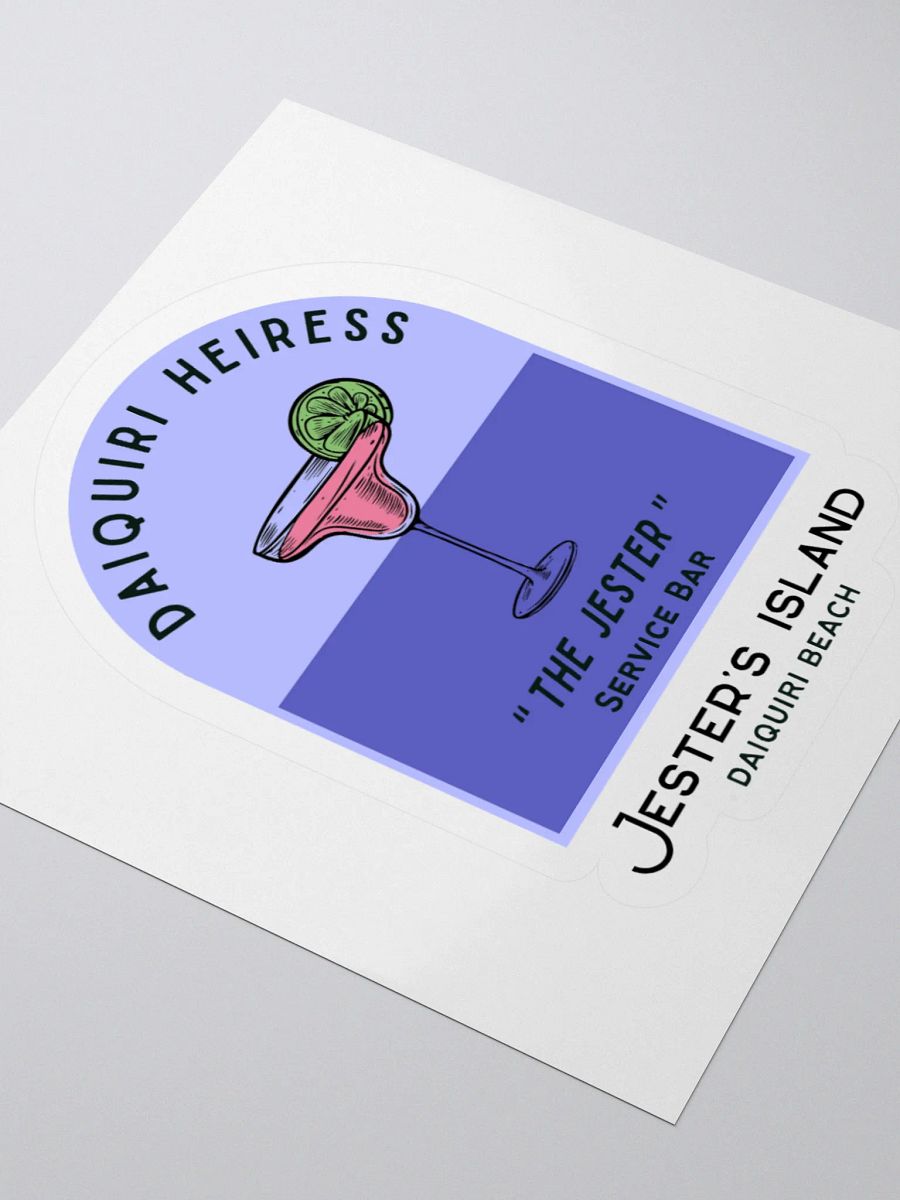 JESTER SERVICE BAR STICKER product image (9)