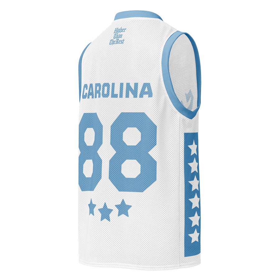 Satellite Society Basketball Jersey (Tar Heel White) Away product image (2)